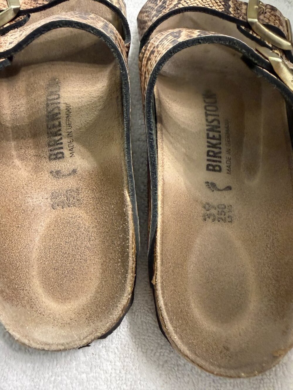 Birkenstock Arizona Python Arizona, size 39 - Picture 3 of 3